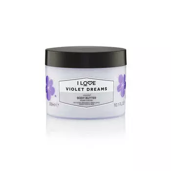 I Love Scented Body Butter увлажняющее масло для тела Violet Dreams 300мл
