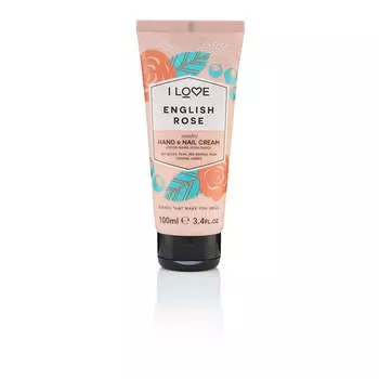 I Love Scented Hand & Nail Cream увлажняющий крем для рук и ногтей English Rose 100мл