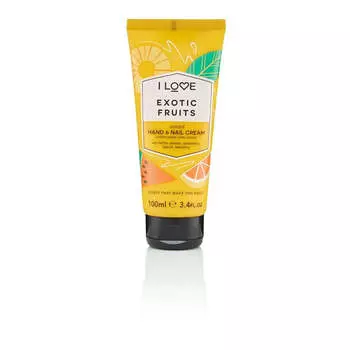 I Love Scented Hand & Nail Cream увлажняющий крем для рук и ногтей Exotic Fruit 100мл