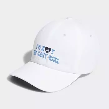 I'm Not the Cart Girl Шляпа Adidas, цвет White