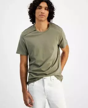 И.н.к. мужская футболка на молнии international concepts, созданная для macy's INC International Concepts, мульти