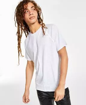 И.н.к. мужская футболка с необработанными краями international concepts, созданная для macy's INC International Concepts, мульти