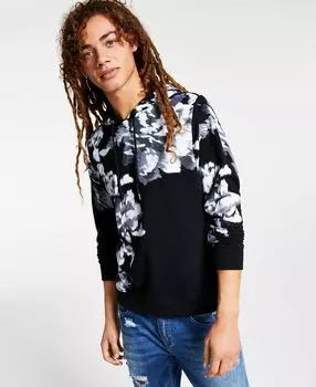 И.н.к. мужская худи стандартного кроя с абстрактным цветочным принтом international concepts, созданная для macy's INC International Concepts, мульти