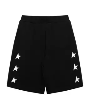 И шорты бермуды с логотипом Golden Goose, черный