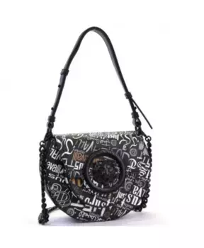 И сумка для граффити с головой тигра Just Cavalli, черный