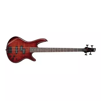 Ibanez 4-струнная бас-гитара, правша, коричневый (GSR200SMCNB) Ibanez GSR200SM 4-String Electric Bass Guitar (Right-Hand, Charcoal Brown Burst)