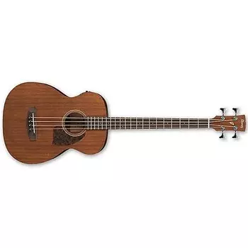 Ibanez Acoustic Basses Series PCBE12MH Акустическая электрогитара, гриф из палисандра, открытые поры, натуральный цвет Acoustic Bass Series