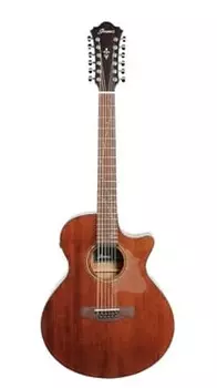Ibanez AE912 Acoustic Electric 12 String Guitar - Natural Low Gloss Ibanez AE912 Electric 12 String Guitar -