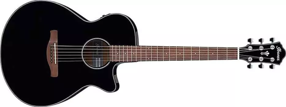 Ibanez AE СЕРИИ ACS-EL GTR Ibanez AEG50 Acoustic-Electric Guitar - Black High Gloss