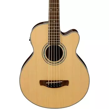 Ibanez AEB105E акустически-электрическая 5-струнная бас-гитара Gloss Natural