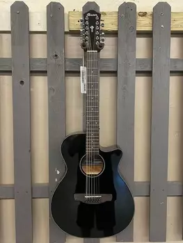Ibanez AEG5012 12-струнная черная глянцевая AEG5012 12-String Black High Gloss