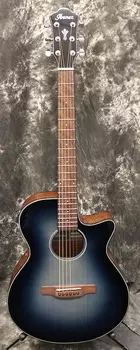 Ibanez AEG50 Grand Concert Электро-акустическая гитара Indigo Blue Burst