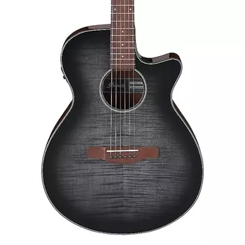 Ibanez AEG70 Электроакустическая Гитара - Прозрачный Угольный Взрыв High Gloss AEG70 Acoustic-Electric Guitar - Transparent Charcoal Burst High Gloss