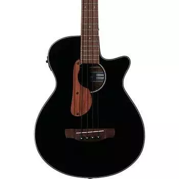 Ibanez AEGB24E Акустико-электрический бас, черный глянцевый
