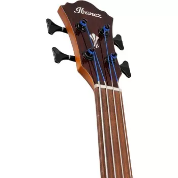 Ibanez AEGB24FE Fretless Auditorium акустико-электрическая бас-гитара из красного дерева Sunburst