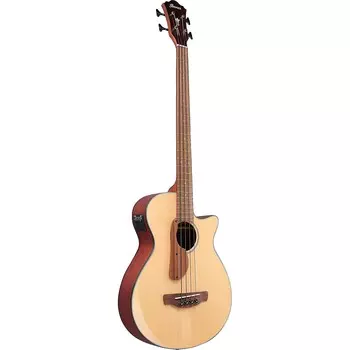 Ibanez AEGB30E Spruce-Sapele Акустически-электрическая бас-гитара Natural