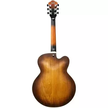 Ibanez AF55L Artcore Series Леворукая электрогитара с полым корпусом, плоский табак