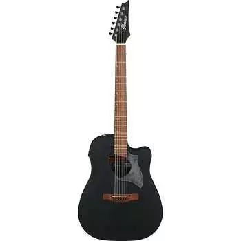 Ibanez ALT20 Altstar Acoustic Electric Guitar, Sapele Top, Wheathered Black ALT Series