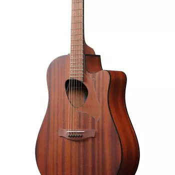 Ibanez ALT20 Altstar Dreadnought Акустически-электрическая гитара темно-коричневого цвета с открытыми порами