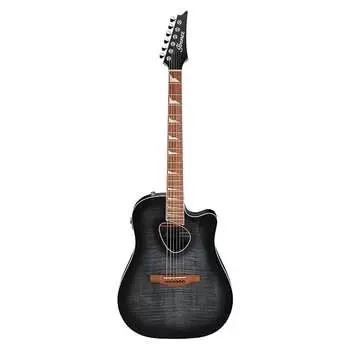Ibanez Altstar Акустическая электрогитара | Прозрачный черный солнечные лучи | ALT30FM Ibanez Altstar ALT30FM Electric Guitar