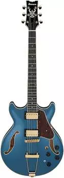 Ibanez AMH90PBM AM Series Artcore 6-String Electric Guitar (Prussian Blue Metallic)