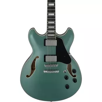 Ibanez Artcore AS73 Полуполая электрогитара Оливковый металлик