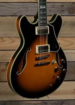 Ibanez Artstar AS2000 Гитара с полым корпусом Коричневый Sunburst с футляром Artstar AS2000 Hollowbody Guitar w/ Case