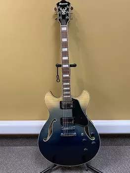 Ibanez AS73FM-TIF AS Series 2020 - прозрачный цвет индиго