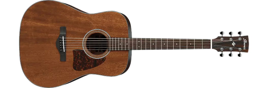 Ibanez AW54 Акустическая гитара с верхом дредноут из цельного красного дерева