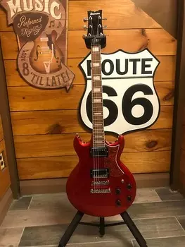 Ibanez AX120-CA Standard Double Cutaway HH с грифом из новозеландской сосны 2010-е годы Candy Apple Red AX120-CA Standard Double Cutaway HH with New Zealand Pine Fretboard