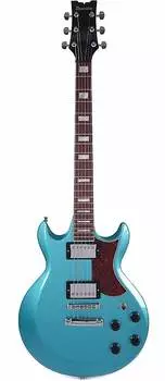 Ibanez AX120-MLB Standard Double Cutaway HH с накладкой на гриф из новозеландской сосны 2010-х — светло-голубой металлик AX120-MLB Standard Double Cutaway HH with New Zealand Pine Fretboard