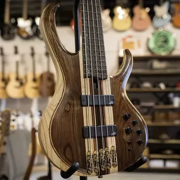 Ibanez BTB1835NDL BTB Премиум 5-струнная электрическая бас-гитара с сумкой, Natural Shadow Low Gloss