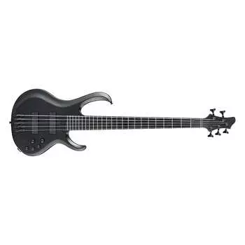 Ibanez BTB625EX BTB Iron Label 5-струнный бас, гриф Ebonol, черный плоский BTB625EXBKF
