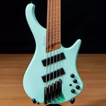 Ibanez EHB1005MS Эргономичная 5-струнная бас-гитара без головы, матовая морская пена зеленого цвета SN 220507195