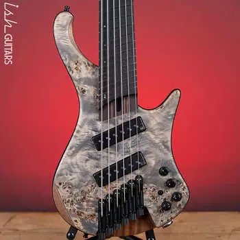 Ibanez EHB1506MS Многомасштабная 6-струнная бас-гитара Black Ice Flat EHB1506MS Multi-Scale 6-String Bass
