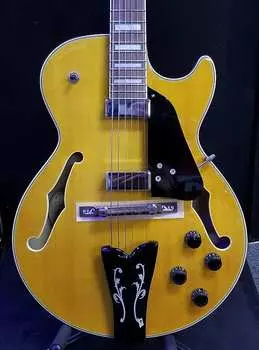 Гитара Ibanez GB10EM George Benson Signature, античный янтарь
