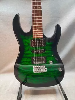 Ibanez Gio GRX70QA Изумрудный взрыв