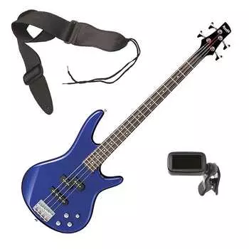 Ibanez GSR200 4-струнная бас-гитара - Jewel Blue BONUS PAK