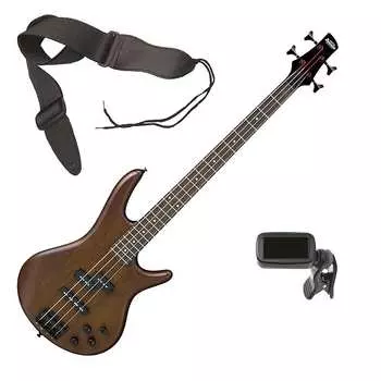 Ibanez GSR200B 4-струнная бас-гитара - Walnut Flat BONUS PAK