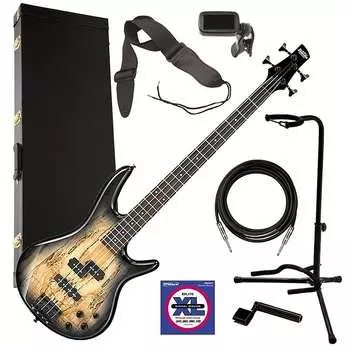 Ibanez GSR200SM 4-струнная бас-гитара - Grey Burst ПОЛНЫЙ НАБОР БАСС