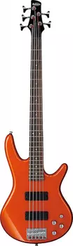 Ibanez GSR205-ROM Gio SR 5str Electric Bass - Roadster Orange Metallic