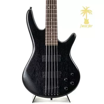 Ibanez GSR205B 5-струнная электрическая бас-гитара состаренная черная GSR205B 5-String Electric Bass Guitar Weathered Black
