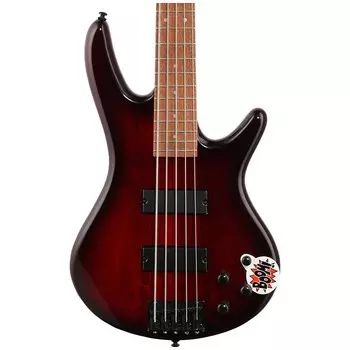 Ibanez GSR205SM 5-струнная бас-гитара, угольно-коричневый