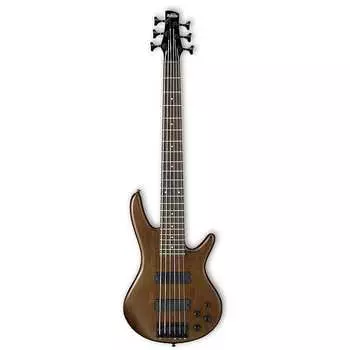 Ibanez GSR206BWNF 6-струнная электрическая бас-гитара (плоская отделка из орехового дерева) Ibanez GSR206BWNF 6-String Electric Bass Guitar (Walnut Flat Finish)