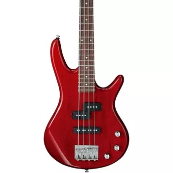 Ibanez GSRM20 miKro Короткая бас-гитара из прозрачного красного палисандра