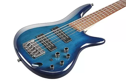 Ibanez Ibanez SR375E-SPB Стандартная 5-струнная бас-гитара Sapphire Blue Soundgear Ibanez SR375E-SPB Soundgear Standard 5-String Bass
