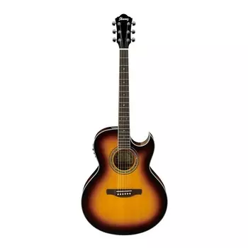 Ibanez JSA5 Satriani 6-струнная акустическая гитара (правая рука, Vintage Burst High Gloss) Ibanez JSA5 Satriani 6-String Acoustic Guitar (Vintage Burst High Gloss)