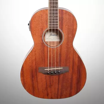 Ibanez PNB14E Performance Parlor Акустическая электрическая бас-гитара, Open Pore Natural