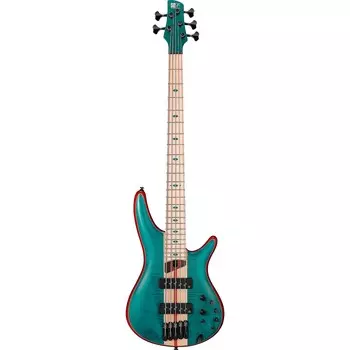 Ibanez Premium SR1425B 5-струнная электрическая бас-гитара Карибского зеленого цвета с низким блеском