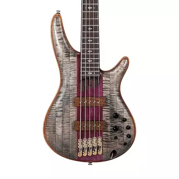 Ibanez Premium SR5CMDX 5-струнная бас-гитара - Black Ice Low Gloss Premium SR5CMDX 5-string Bass Guitar -
